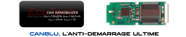 Ecutech reprogrammation moteur camping car canblu alarme